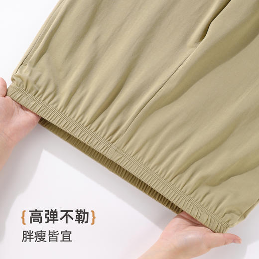 雅黛俪男士纯棉家居服圆领短袖短裤套装夏季薄款可外穿2025新款 商品图9