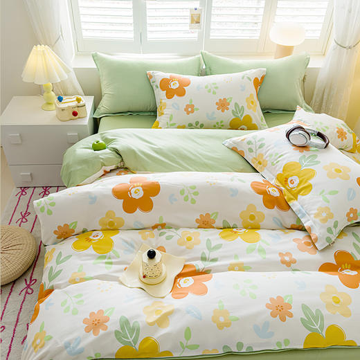【维科家纺】全棉印花四件套-漫漫朵朵 商品图2
