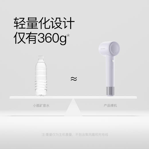 COSHARE 酷鲨护发高速吹风机HD20大风量 11W转高速无刷电机6亿高浓负离子低噪音电吹风多巴胺色系 送礼佳品 节日礼物 商品图3