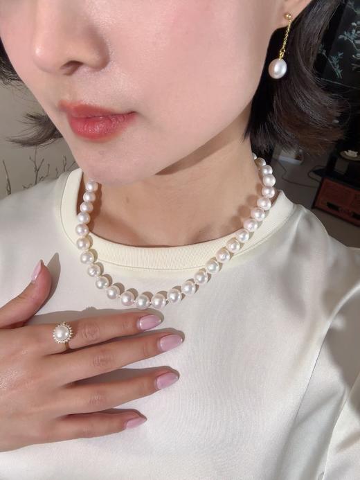 花花团母亲节珍珠首饰专场：不被局限的生命力～温润的触感柔和的光泽，太适合送给妈妈啦～每一款都经过精心挑选设计！经典大气～佩戴气质优雅，为美丽加分～ 商品图7