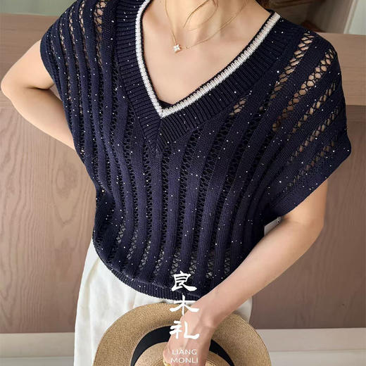 【预售7天】良木礼亚麻背心 商品图0