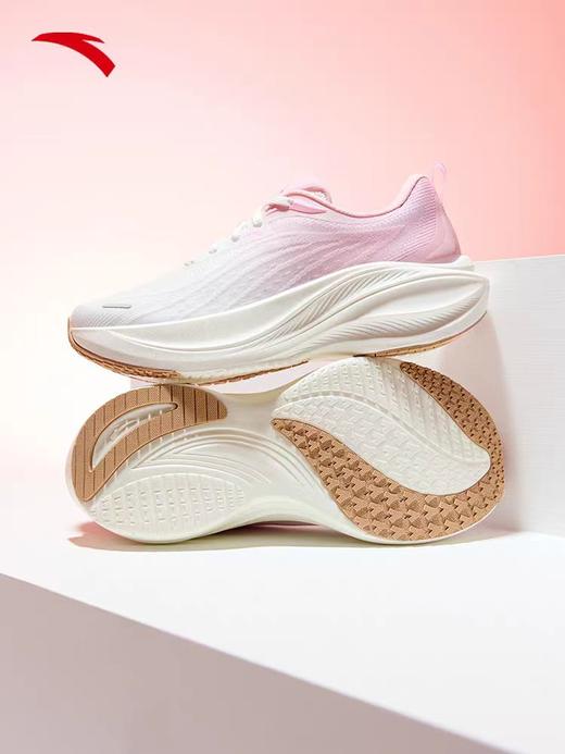 安踏叶子 丨厚底增高跑步鞋女夏季新款减震运动跳绳鞋子122525535 商品图14