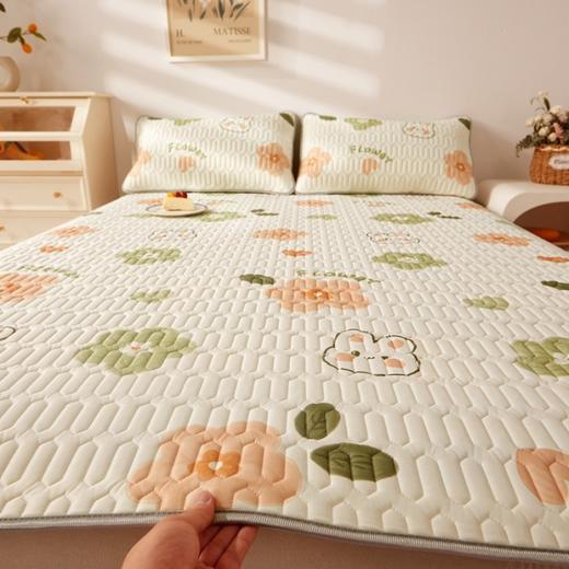 【YW】无忧购凉感丝乳胶凉席枕套三件套纯色/印花款(截单后7天发货) 商品图2