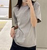 售完无补  贸易公司  LEW激光切割anagram系列贴花T恤   男女同款  低饱和炒盐做旧短袖 商品缩略图2
