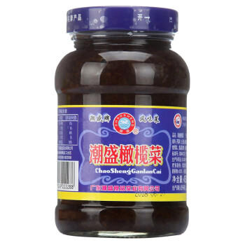 潮盛橄榄菜 450g 潮汕特产酱腌菜香港橄榄菜下饭菜佐餐调味 /粮油调味 /调味品 /榨菜/酱腌菜 商品图1