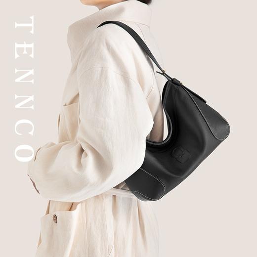 TENNCO【嘟嘟包】头层牛皮hobo腋下包单肩斜挎包 商品图1