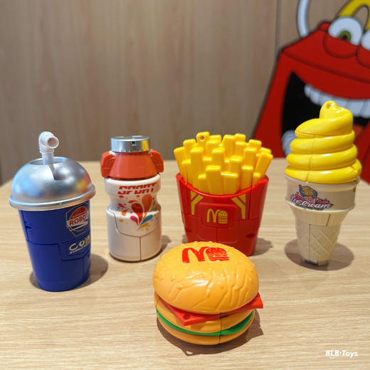 【加一】麦乐堡变形联盟【礼盒5只装】5.14开始发货★ 商品图5