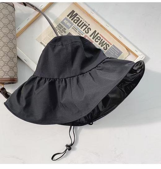【新品！夏日必备🔥】UPF50+全遮防晒帽☀️遮脸显瘦还隔热！折叠便携，出游凹造型全靠它！uv防晒遮阳帽子 女夏遮脸防紫外线太阳帽 户外大帽檐渔夫帽旅游防风 商品图7