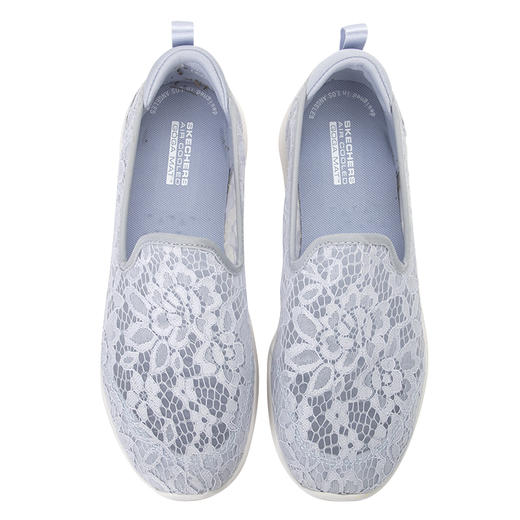 斯凯奇GO WALK JOY女士轻质一脚蹬健步鞋 蕾丝网布 透气很轻盈 商品图8