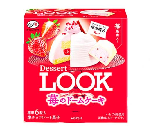 不二家草莓味代可可脂白巧克力制品39g/盒 商品图0