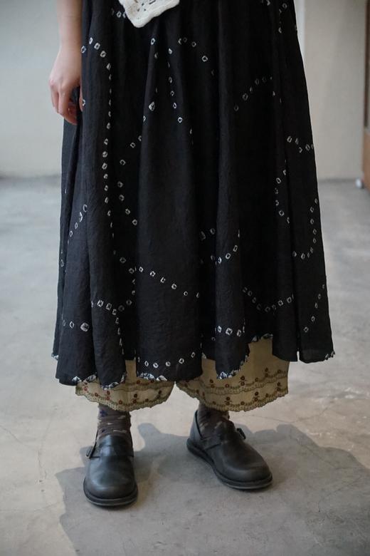 MAKU textiles｜真丝扎染高腰节连衣裙 商品图2