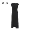 EITIE爱特爱极简黑色无袖高腰a字显瘦连衣裙夏季新款8207918 商品缩略图0