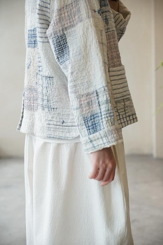 MAKU textiles｜棉质刺绣拼布夹克短外套 商品图3