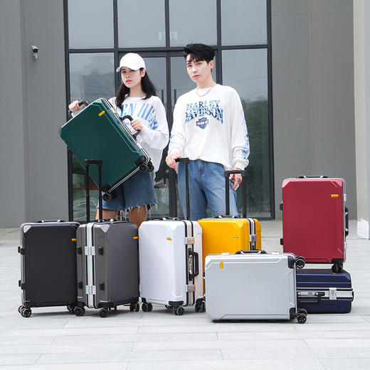 TZW-高端行李箱可坐人22旅行箱男女20登机箱大学生商务大容量26拉杆箱 商品图1