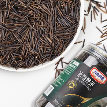 六号谷仓严选黑标大一号野米 加拿大进口菰米松针米黑米野生杂粮400g /粮油调味 /杂粮 /谷米类 商品图4