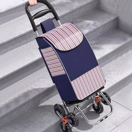 买菜车可爬楼三轮购物车超市菜市场小拉车中老年人折叠手拉小推车 商品图5