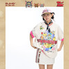 【猫和老鼠联名】BJHG不计后果复古辣妹白色短裙女织带印花半身裙 商品缩略图0