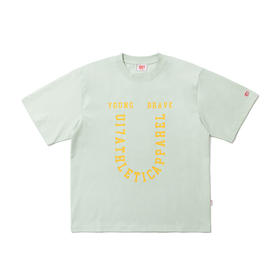 U17 文字组合 U 图案印花T恤 淡绿色