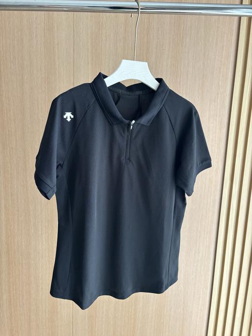 点此购买 迪桑特夏季女士四色半拉链短袖polo衫 HGN 317605 商品图5