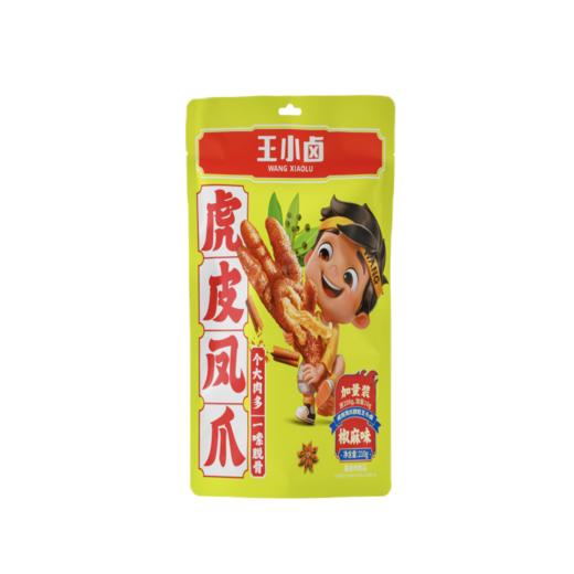 王小卤虎皮凤爪混合口味（卤香+香辣+椒麻+麻辣+火锅+微辣）210g*6袋 鸡爪零食休闲零食独立包装 商品图1