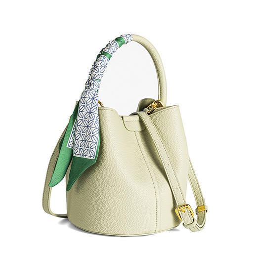 【预售3天】2025新款时尚百搭单肩包大容量高级感女士手提水桶包BX6040 商品图7