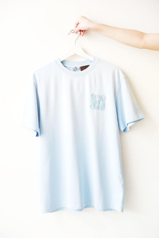 口袋tee+基础tee，2款一起。胸口刺绣水洗圆领全棉短袖t恤C050768 商品图4