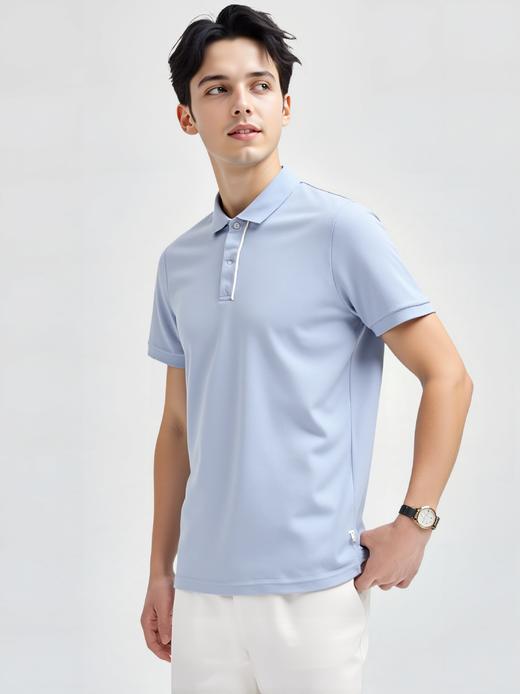 佐丹奴男装25年新款【冰冰系列】凉感系列POLO衫01015220 商品图9