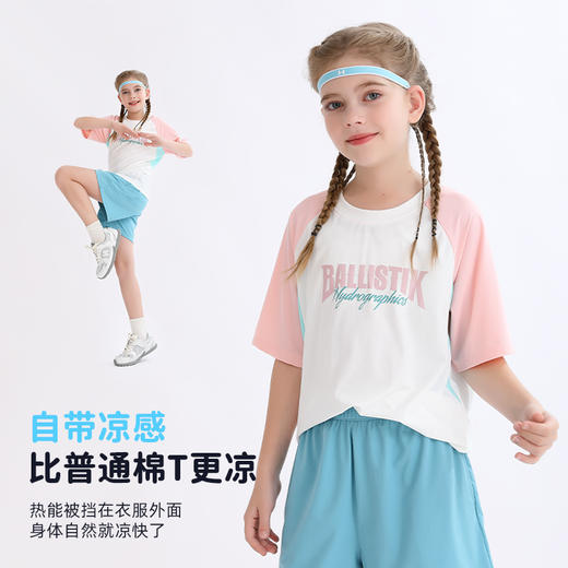 【吸湿速干】2025夏季新品龙之涵「小清凉」运动短T 商品图2