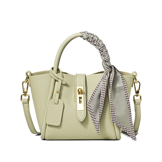 【预售3天】高级感通勤百搭单肩斜挎包女包菜篮子手提水桶托特包YY8113 商品图7