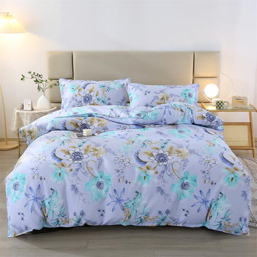 悠梦嘉居臻享活性澳棉四件套活性印染磨毛布印花套件双人四件套1.5/1.8床通用 商品图2