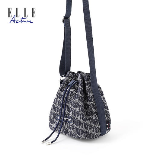 ELLE Active新款斜挎包女士大容量包包印花出行单肩包背包 商品图1