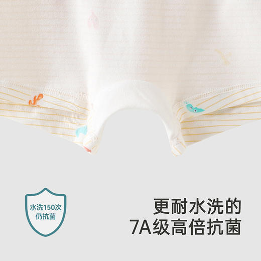 【7A抗菌】英氏儿童内裤女童四角内裤女宝宝中大童平角打底短裤不夹屁屁 商品图1