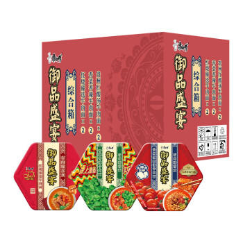康师傅方便面 御品盛宴 红烧+红酸汤+香菜170g*6 整箱装泡面 有肉臻喜欢 /粮油调味 /方便食品 /方便面 商品图2