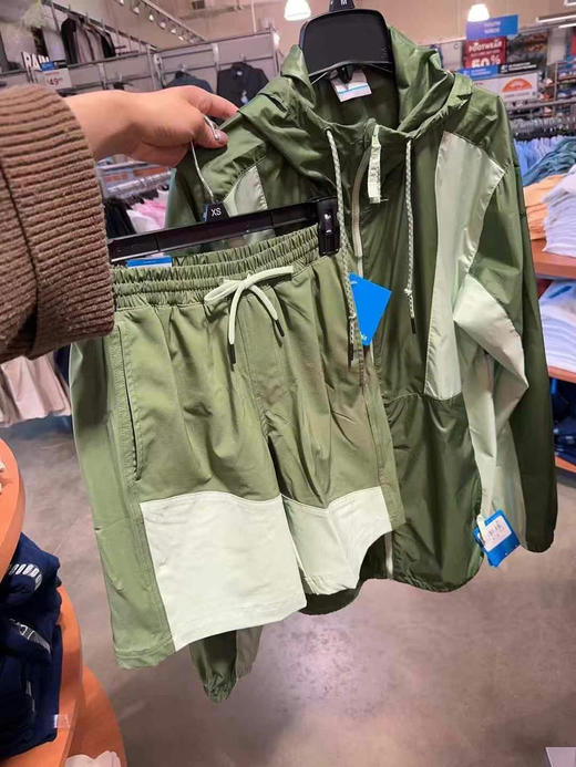 🔥💰699/套🇺🇸👨🏻哥伦比亚男士拼色运动套装‼️连帽防晒皮肤衣➕速干超舒爽男士短裤，💢春秋防风挡雨 夏日可以遮阳！实用性非常强 40UPF☀️ 商品图5