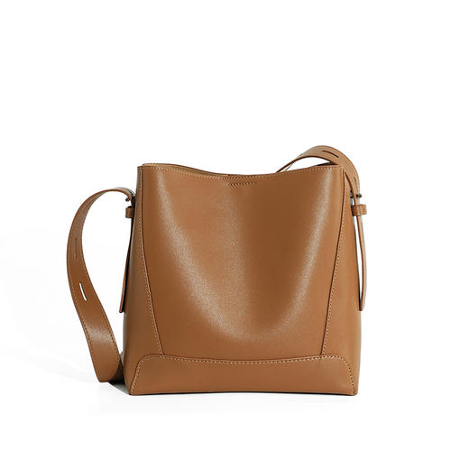 【预售3天】2025新款大容量斜挎包百搭单肩高级感通勤水桶包FC2389 商品图4