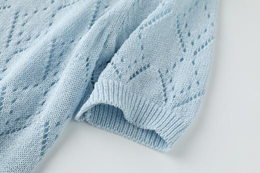 【和纸纱镂空小开衫】质地轻盈，光泽柔和，上身舒爽透气不闷热JZ2521-CC 商品图10