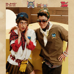 【猫和老鼠联名】 BJHG不计后果美式短袖t恤男款夏季凉感速干半袖