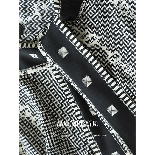 COCOBELLA定位印花轻薄休闲裤女夏趣味通勤宽松九分裤PA0036 商品图4