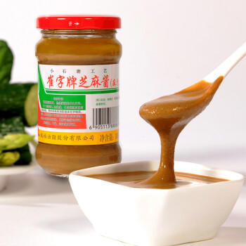 崔字牌小磨芝麻酱 麻汁 300g 瓶装 凉拌面热干面酱火锅蘸料 中华老字号 /粮油调味 /调味品 /中式酱料 商品图5
