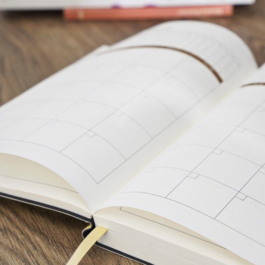 趁早编织系列自填日期效率手册A5厚本一天一页自律打卡手账本高颜值办公日程本每日计划本笔记本子记事本 商品图4