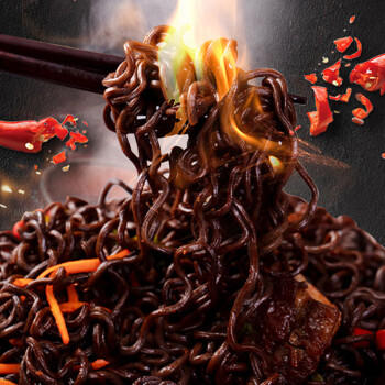 妈咪（MAMEE）马来西亚进口鬼椒面特辣77g*3桶干拌面变态辣火鸡魔鬼爆辣方便面 /粮油调味 /方便食品 /方便面 商品图1