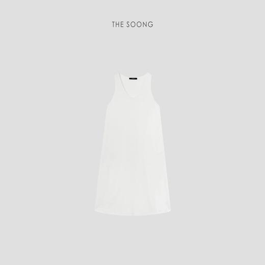 THESOONG"悦己松弛"极简铜氨亚麻亲肤舒适背心连衣裙HRQZ6815 商品图2