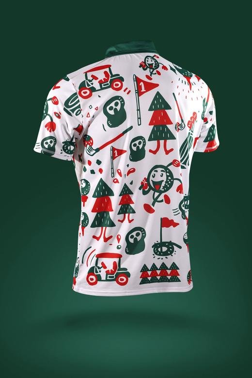 严素特别定制 快乐高尔夫 快干POLO衫 轻量透气快干速干短袖POLO 商品图1