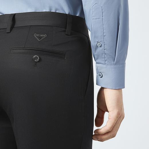 【冰氨凉感竹纤维】柒牌休闲裤男士2025春夏新款商务通勤直筒长裤128H71090 商品图2