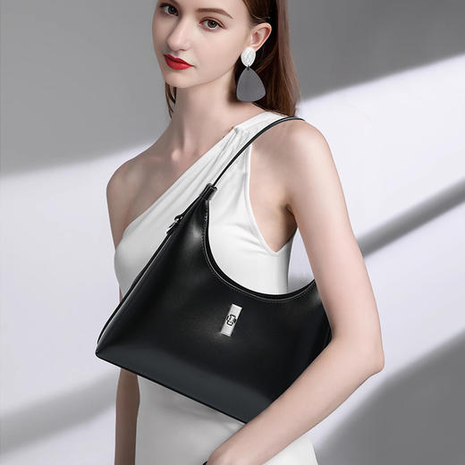 【预售3天】2025新款复古法棍腋下托特包高级感百搭单肩斜挎手提包YS8103 商品图1