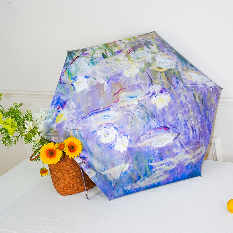 两三事2025全新定制梵高/莫奈晴雨伞【5折款超轻便】UPF50+ UVA90%抵御紫外线