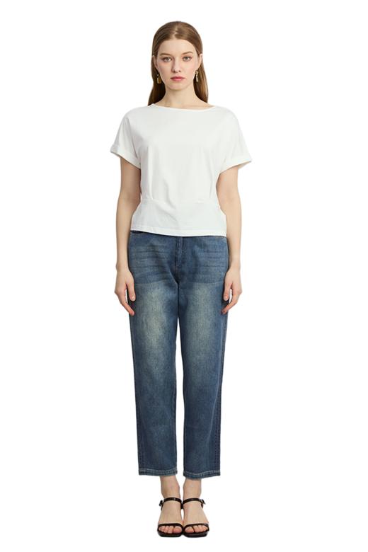 VIVIAN LIU薇薇安刘R2447311 25初秋女装新款圆领短袖宽松针织T恤 商品图5