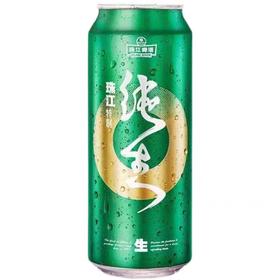 珠江啤酒 特制纯生9度 500ml*1听/6听/12听