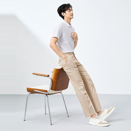 【含莱赛尔】柒牌男装休闲裤男士春季新款商务百搭直筒小脚九分裤 商品图1