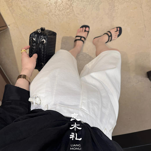 【部分现货】良木礼亚麻中裤（8125） 商品图1